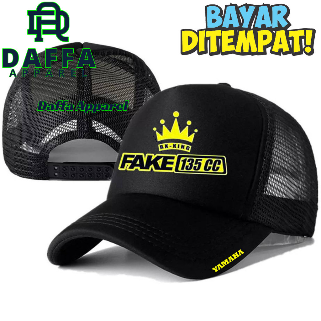 Daffa Apparel Topi Trucker RX-KING - Topi Distro RX-KING Logo - Topi RX-KING Premium - Topi Pria Dew