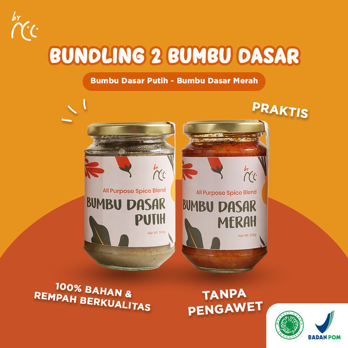 

[Bumbu SIap Pakai] By NCC Bundling 2 Bumbu Dasar (Bumbu Dasar Merah & Bumbu Dasar Putih)