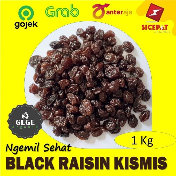 

[New] 1kg Kismis hitam Black Raisin