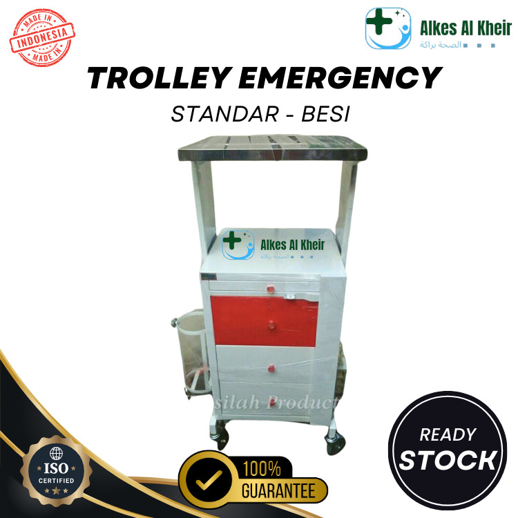 TROLLEY EMERGENCY STANDAR STAINLESS || TROLLEY EMERGENCY BESI || TROLLEY EMERGENCY DELUXe BESI