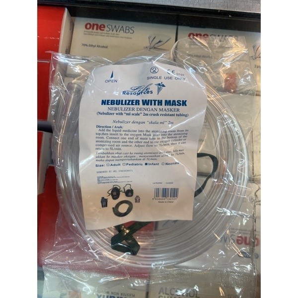 masker nebulizer bayi  life resource
