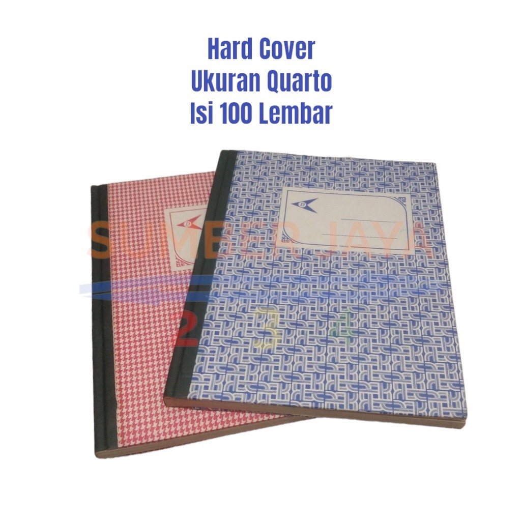 

Buku Tulis Hardcover Ukuran Quarto isi 100 Lembar