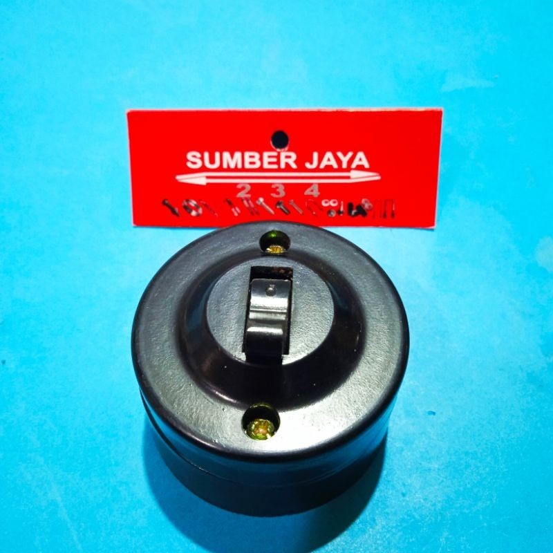 Saklar Listrik Model Lawas Jadul Hitam 1 Switch TERMURAH