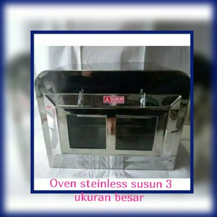 Oven Tangkring besar Tiga berlian Besar oven kompor steinless - Packing standar, oven saja