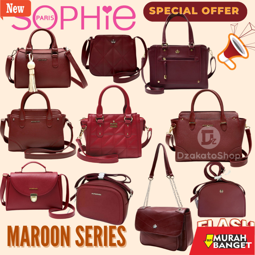 Selempang Wanita Kekinian Sophie Martin Paris Tas Jinjing Cangklong Selempang Katalog Terbaru 2024 A