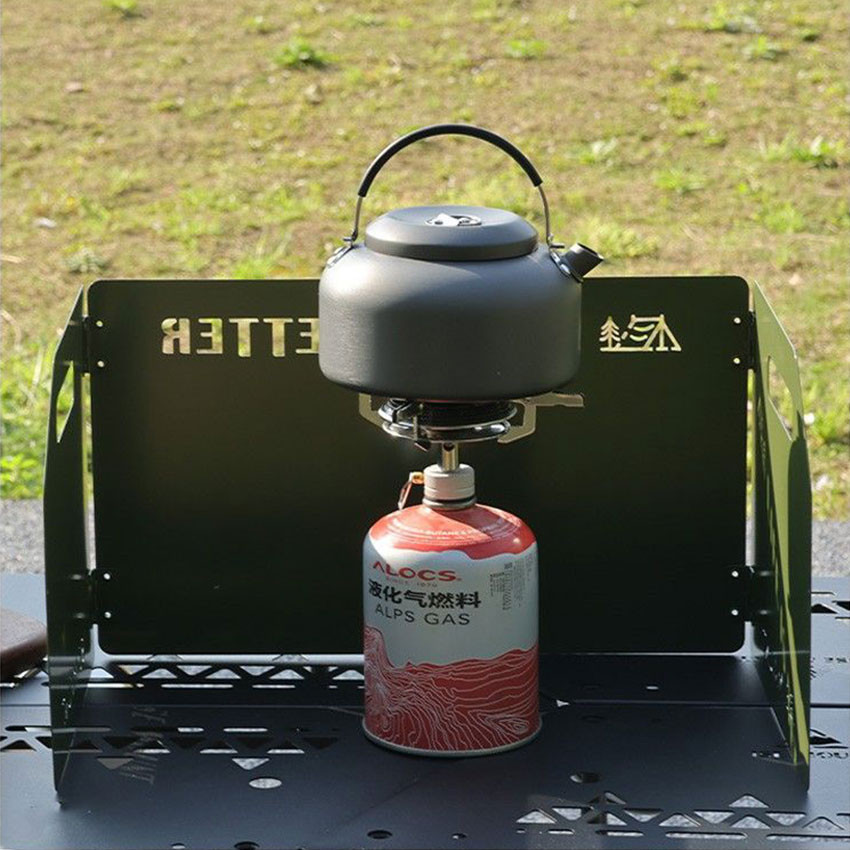 Plat Penahan Angin Kompor Camping Portable -Windshield Outdoor Camping / Anti Angin Kompor