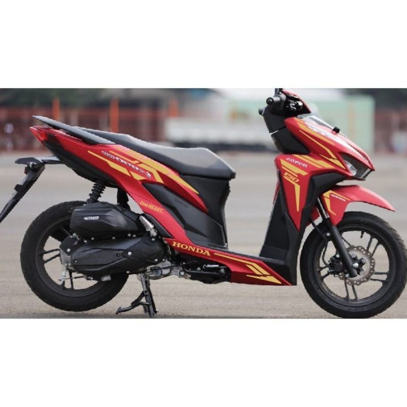 Stiker Striping Vario New 2018-2022/ Stiker Vario 125/150 / Stiker Vario Keren / Stiker Vario Merah 