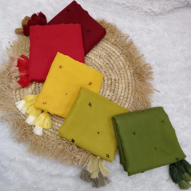 Terlaris ~Kerudung Segiempat Swaroski Wajik Series R139 Hijab  Kekinian Hijab Premium Hijab Terbaru 