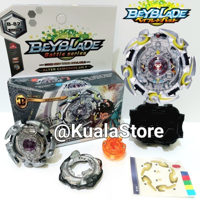 [Terbaru]Sale Bayblade Gasing Beyblade Burst Besi With Launcher - Go Shoot Gangsing - Alter Cronos