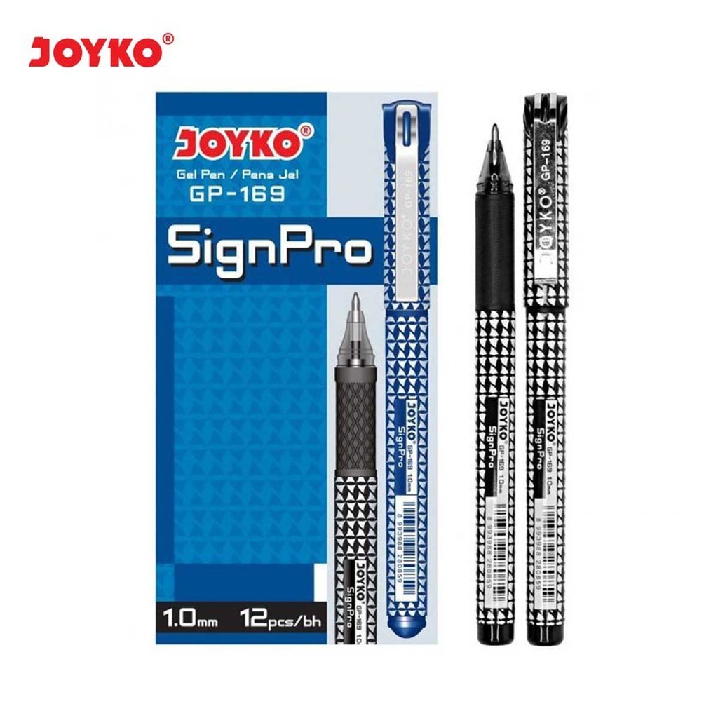 

Pulpen Joyko Jel 1 Pak Bermotif / Pena Jel Joyko Sign Pro GP-169 1 Pack