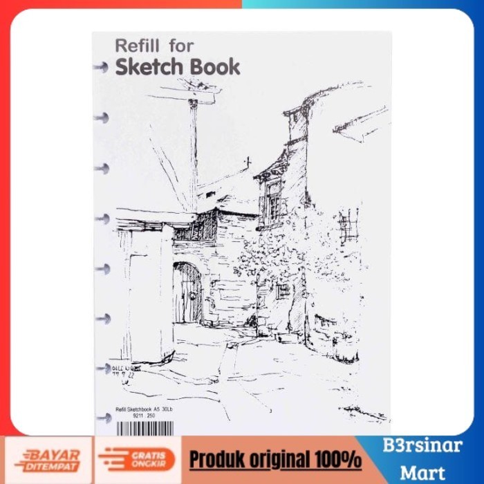 

[KUALITAS TERBAIK] LYRA Refill Sketch Book A5 30 Sheets