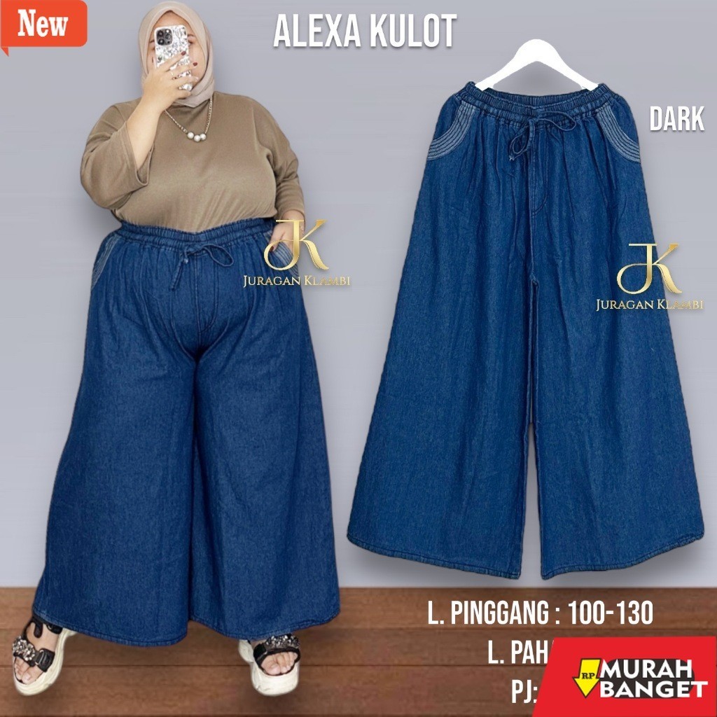 Denim Panjang Wanita KULOT JEANS JUMBO FREE BROS BY JURAGAN KLAMBI