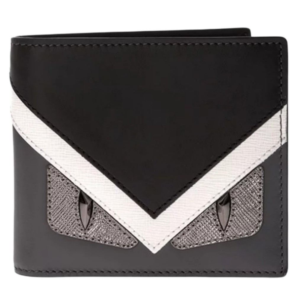 Fendi Eye Grey Wallet / Dompet Branded Original