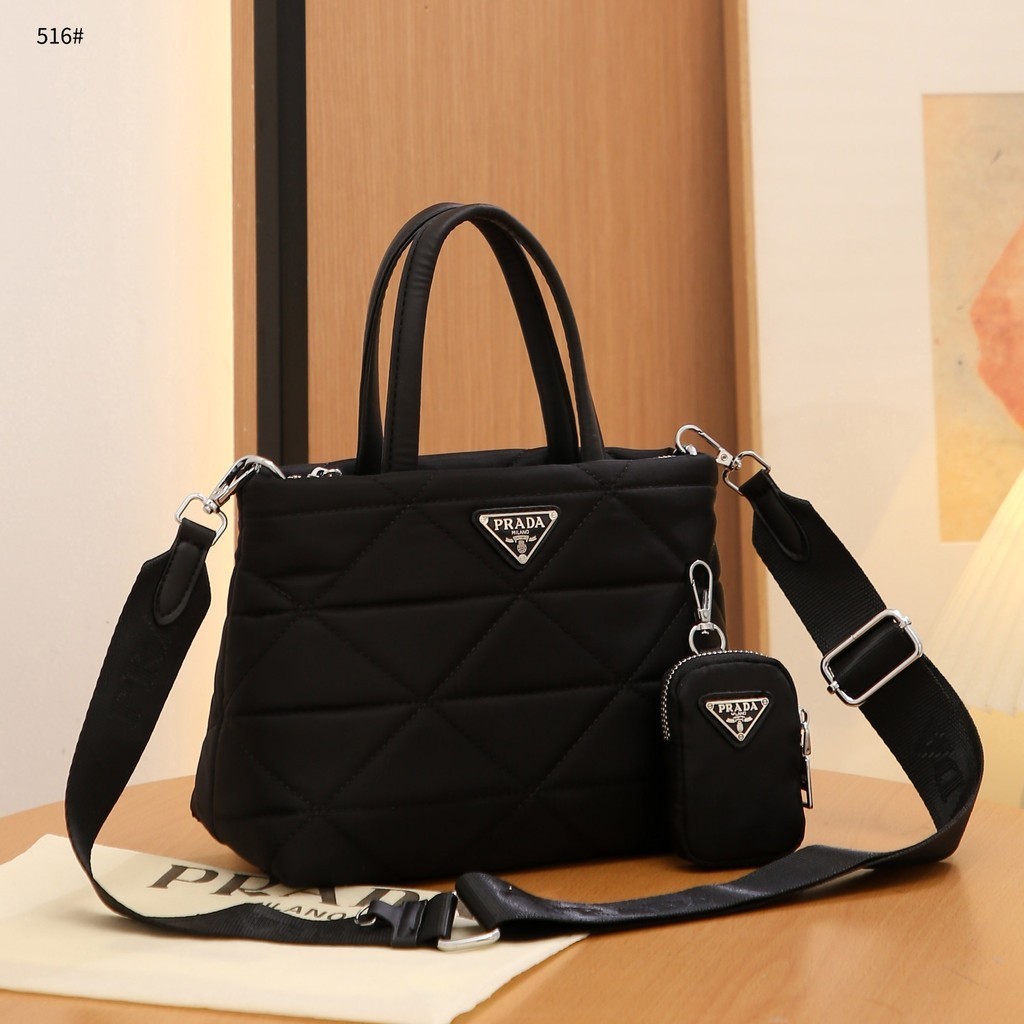Tas Wanita #516 / 1102 Nylon Tote Bag Branded Import