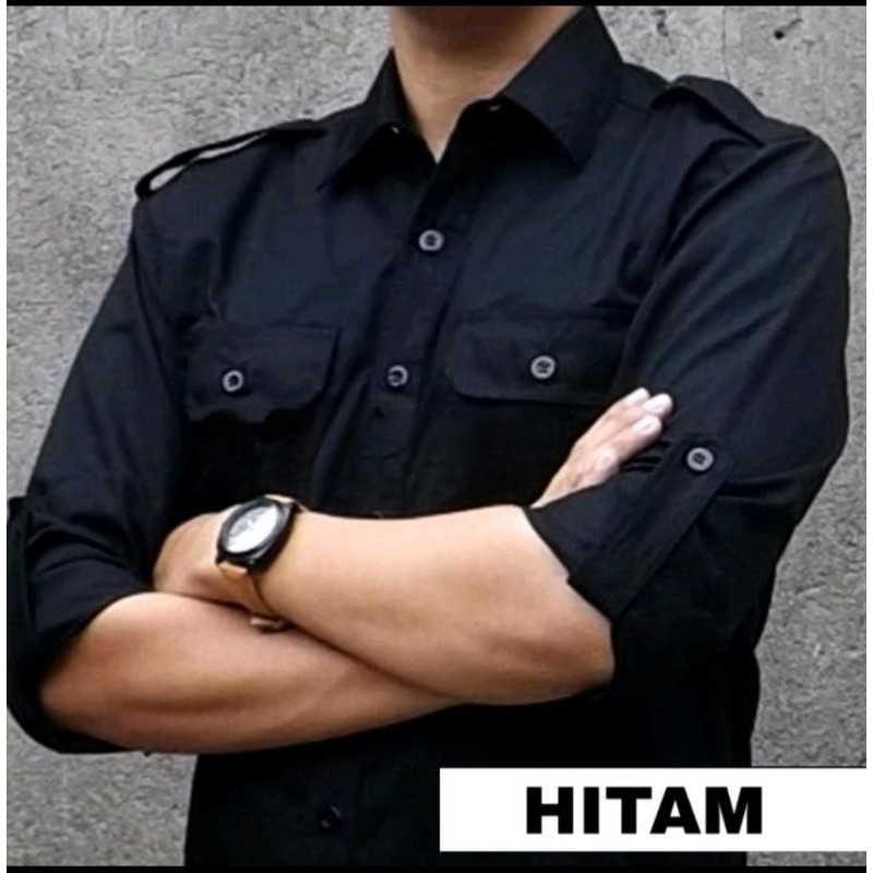 COD KEMEJA PDH LENGAN PANJANG BAJU PDH LENGAN PANJANG PRIA WANITA ENZINO SPORT