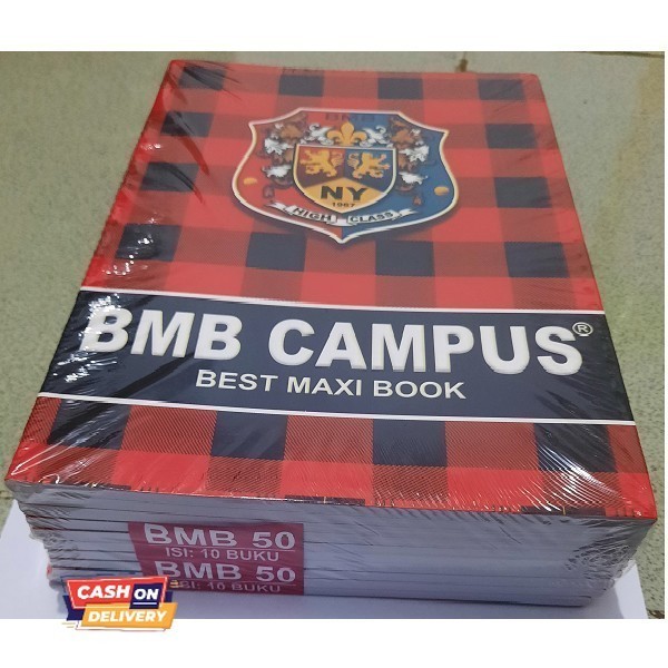 

✨LARIS✨ -Buku tulis BMB Campus 36/50/70 lembar per 10 buku Best Maxi Book Boxy - 36 Lembar