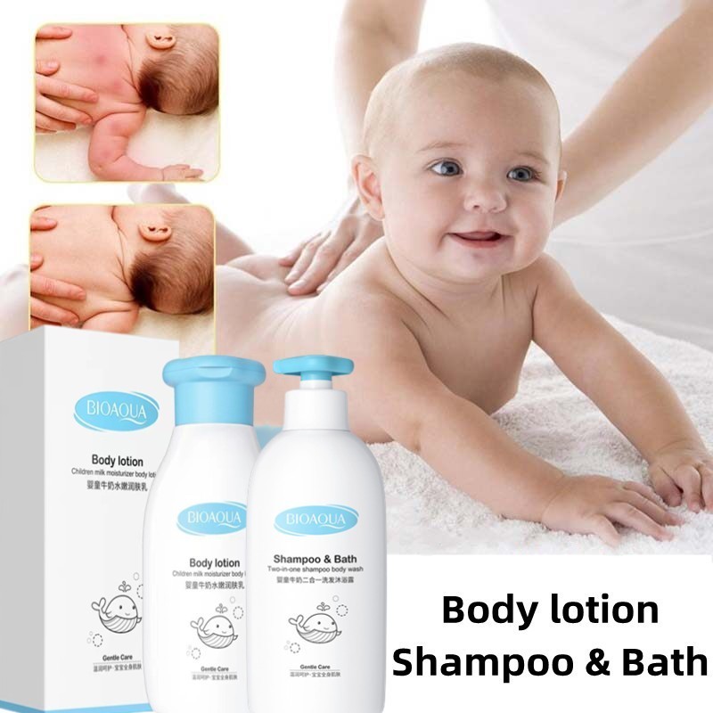 【COD】Sabun Mandi Bayi/Shampoo Anak/Sabun Mandi Pemutih Badan Anak/Sampo Anti Ketombe  Body Wash Baby