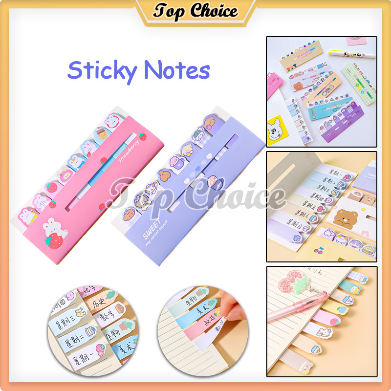 

Sticky Notes 8in1 / Sticky Notes Tempelan Lucu / Sticky Notes Karakter
