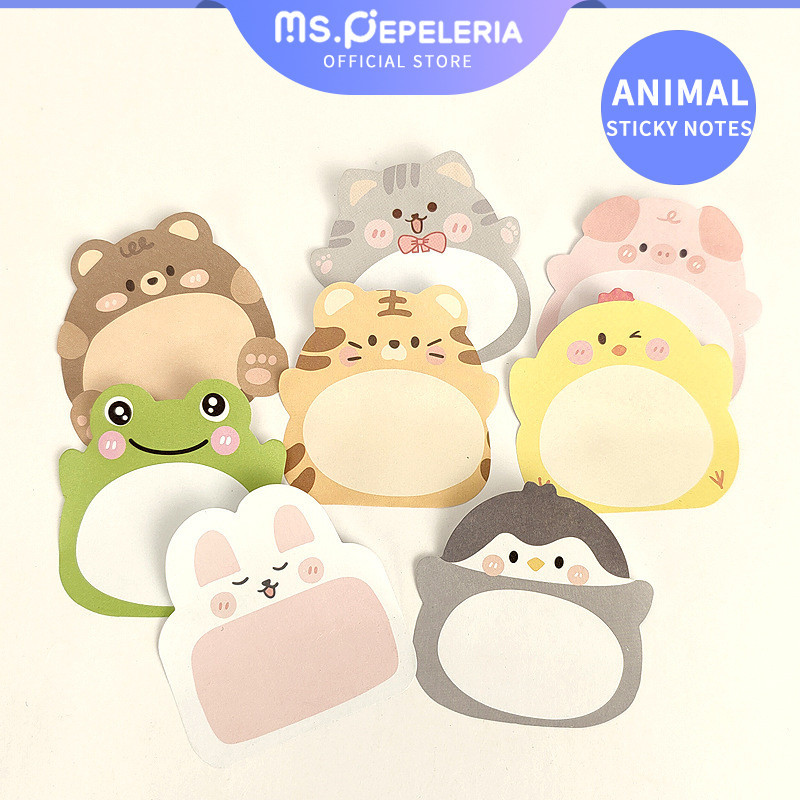 

Sticky Notes Motif HewanTempelan Kertas Catatan/20lembar sticky notes/Index notes-Ms.Pepeleria