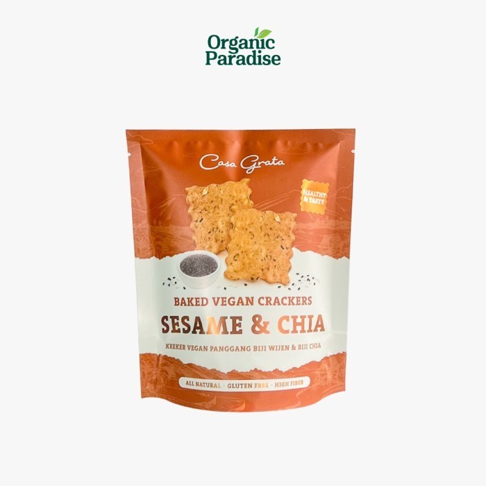 

Casa Grata Sesame & Chia Crackers