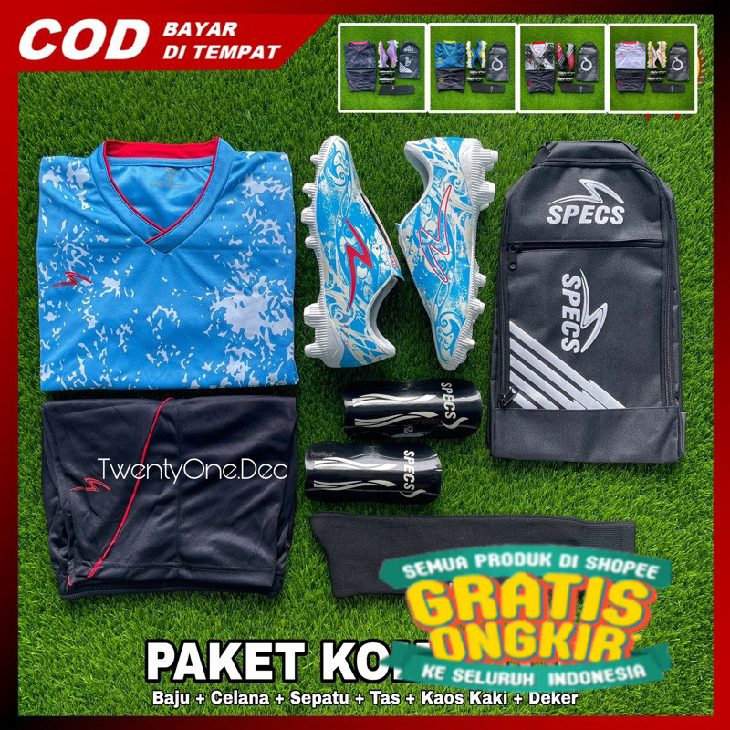 Paket Komplit Sepatu Bola/ cr7 ronaldo madrid barca