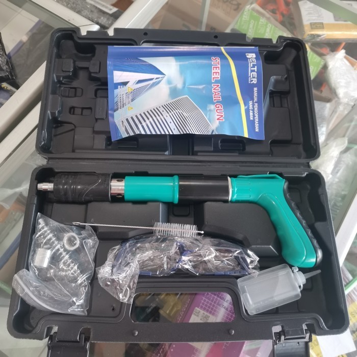 Mesin nail gun rivet tembak paku ramset gun alat tembak paku beton besi