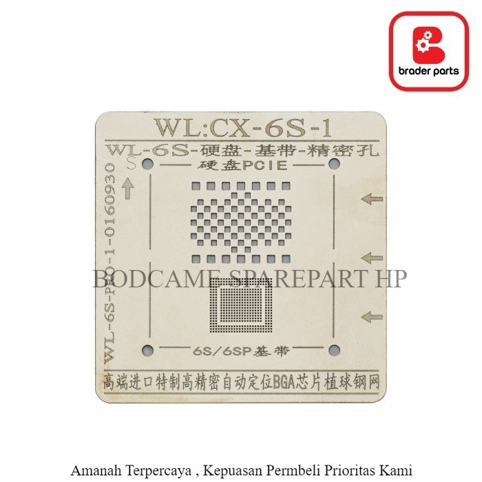 PLAT BGA STENCIL PLATFORM MAGNET NAND BASEBAND IPHONE 6S WL