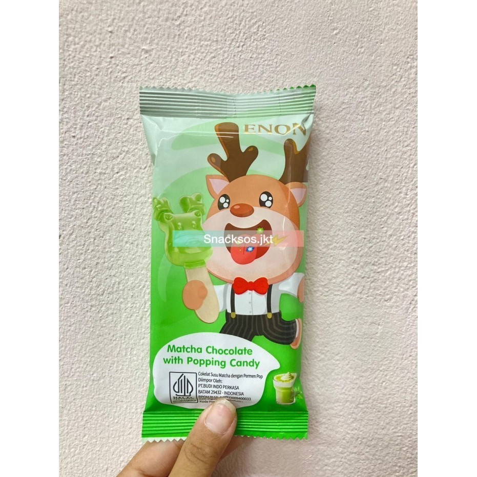 

[PC] ENON MILK CHOCOLATE / WHITE CHOCOLATE / STRAWBERRY CHOCOLATE / MATCHA CHOCOLATE WITH POPPING CANDY - POPPING MATCHA