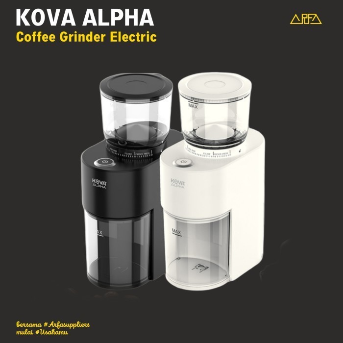 Kova Alpha Coffee Grinder Electric Mesin Giling Biji Kopi Espresso