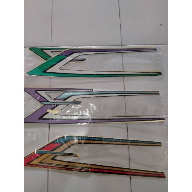 Sticker striping gl 100 1993 decal