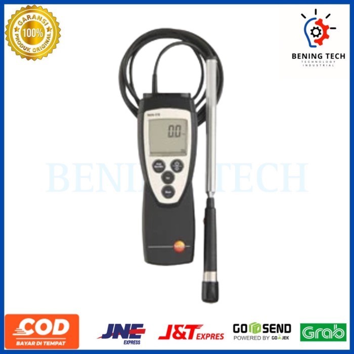 Testo 416 Anemometer Air Speed Meter Anemograph Vane Anemometer
