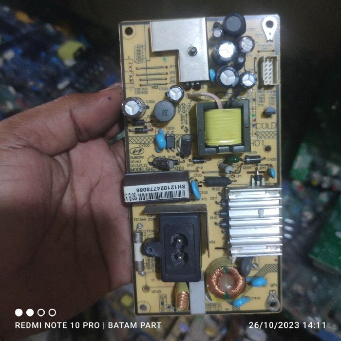 PSU REGULATOR POWER BOARD TV LED POLYTRON PLD 19D653 - 19 inchi