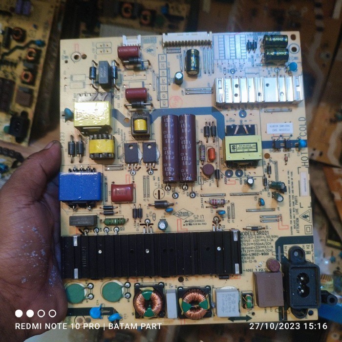 PSU REGULATOR power SUPPLY board TV LED Toshiba 55L3750 VJ - 55L3750VJ