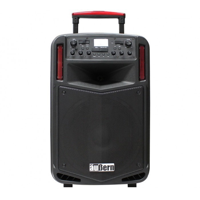 speaker aktif portable Aubern 12 inch BE 12 CX Audio PA System 2 Wireless Mic 12cx