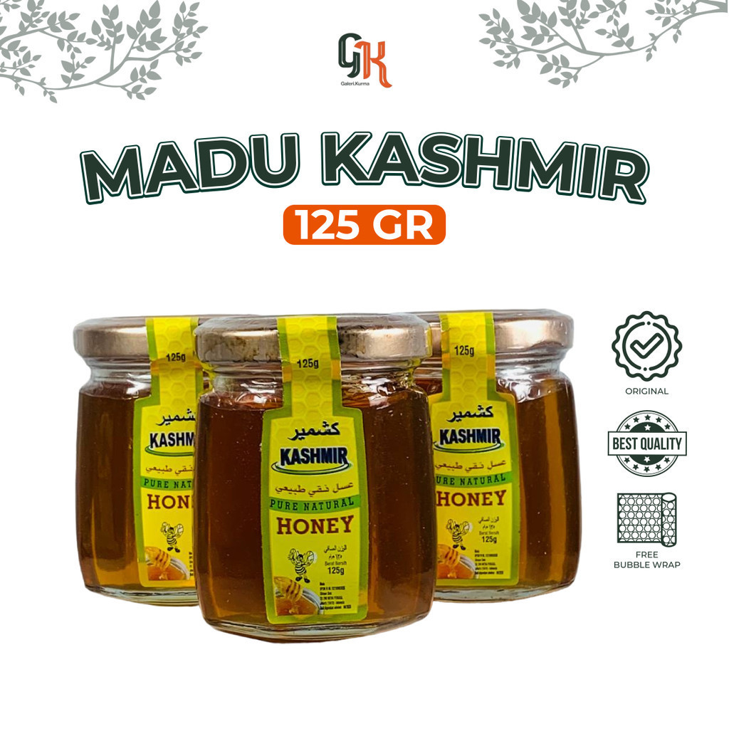 

MADU KASHMIR PURE NATURAL HONEY ORIGINAL 100% 125gr MURNI 1pcs