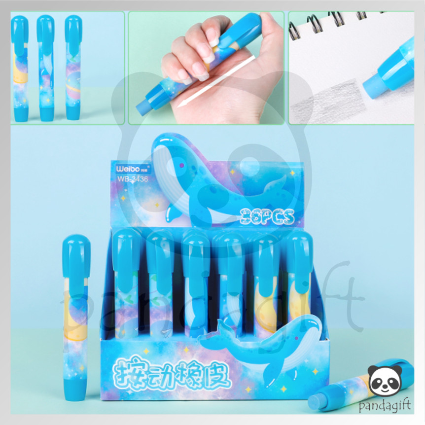 

Penghapus Pensil Mekanik Motif Karakter Lucu / Mechanical Eraser / Hapusan Eraser Lipstik - GG0395