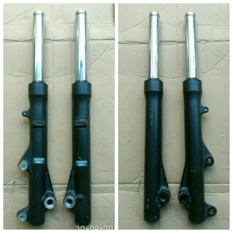 Skok Shockbreaker Depan Kanan Kiri Fullset Honda All New Vario 125 150 Led FI Original AHM Copotan