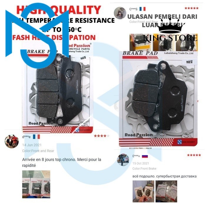 Kampas Rem Honda CB 500F CB500F CB500FA CB 500X CB500X CB500XA High Quality