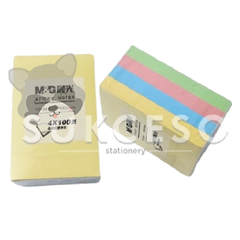 

M&G Sticky Notes 4 Colors YD-981 400 Lembar Memo Notepad Mini Murah