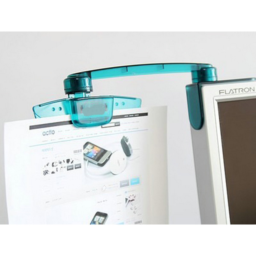 

Creative Monitor Document Holder Adhesive Computer Clip Hanger Paper File Holder Office Document Support Table Reading Stand