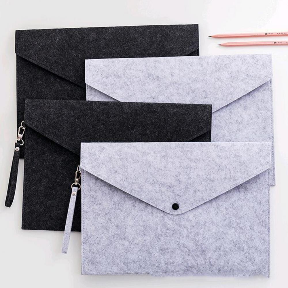 

Felt Envelope A4 File Pocket Document Bag Holder Organizer School Office Supply File Bag Document Holder Bag For Student Teacher