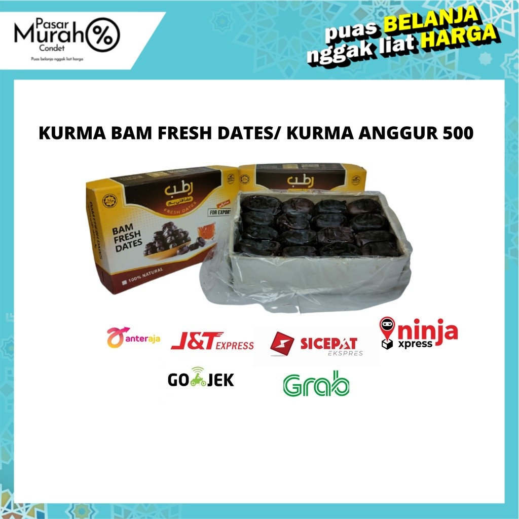 

Terlaris kurma anggur kurma bam legit manis lembut
