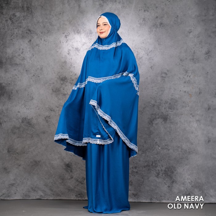 MUKENA TAZBIYA X LAKEYA  COLLECTION - Ameera Black