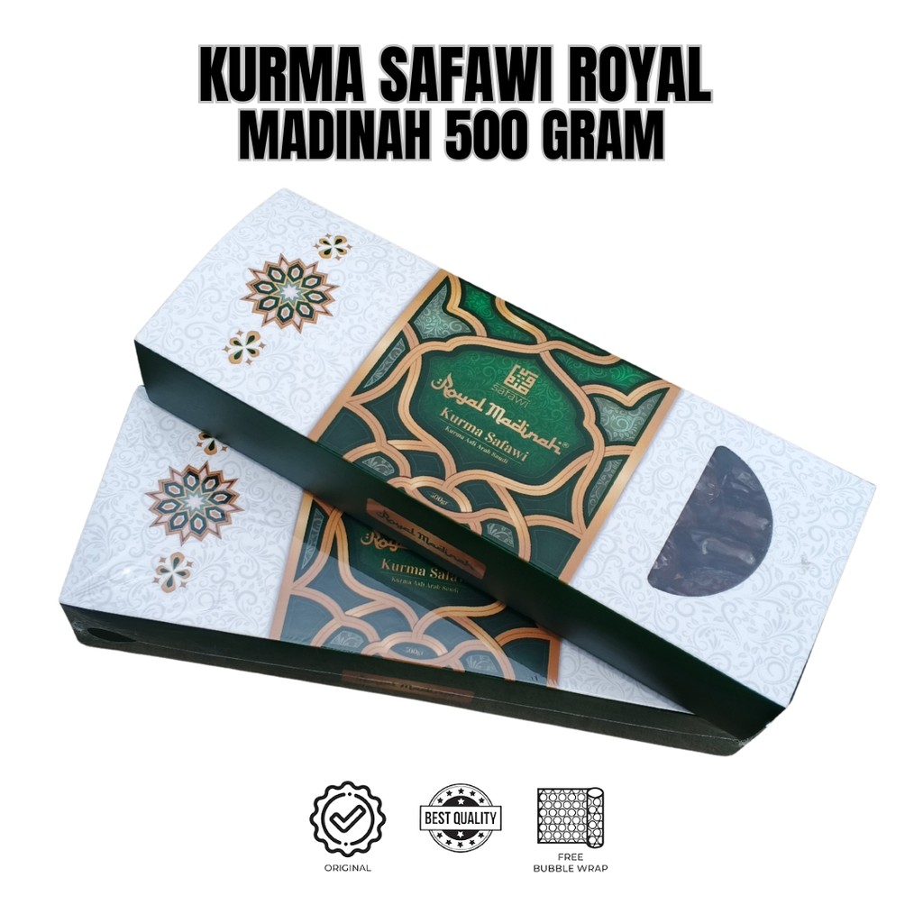 

KURMA SAFAWI ROYAL MADINAH KEMASAN 500GR ORIGINAL