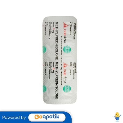 Methylprednisolone 8 Mg Ogb Dexa Medica Strip 10 Tablet