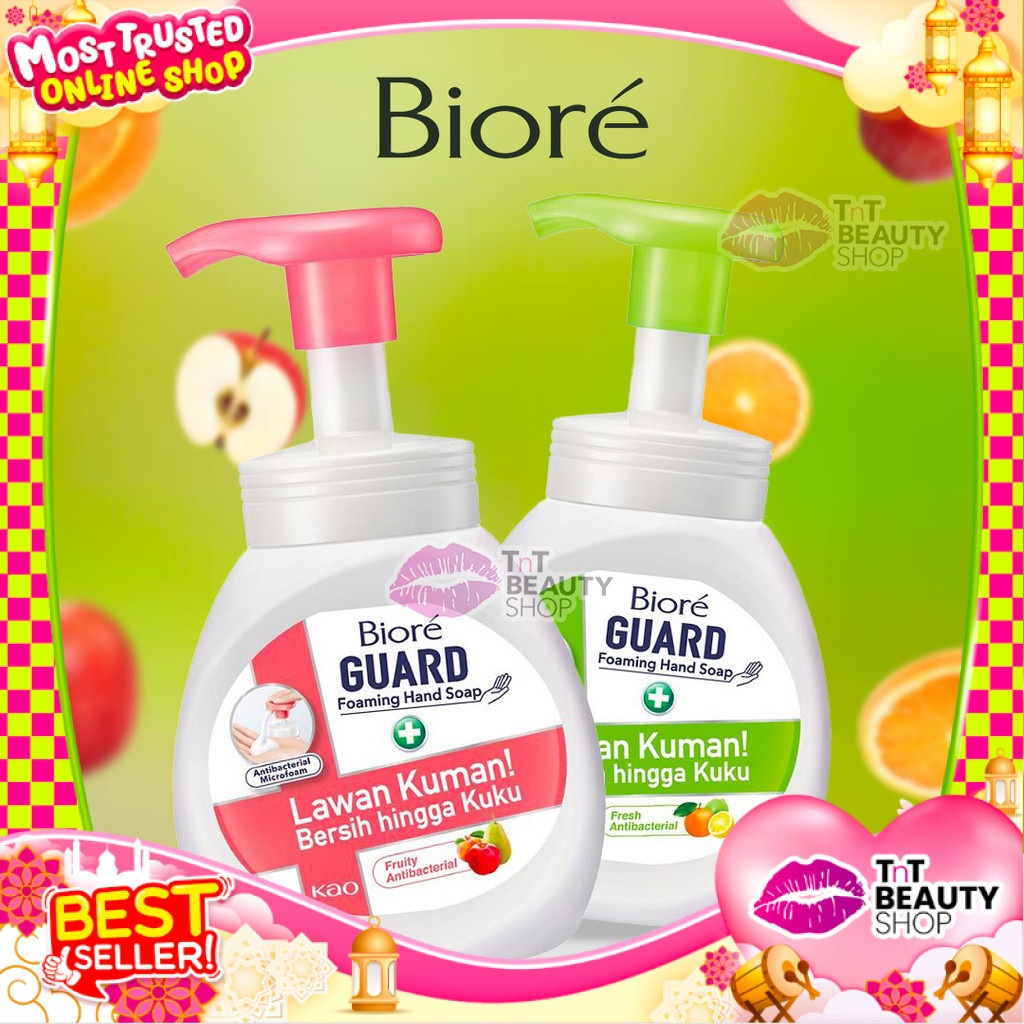 BIORE Guard Hand Soap Antibacterial 250ml Sweet Berry & Fresh Sabun Cuci Tangan | TnT Beauty Shop