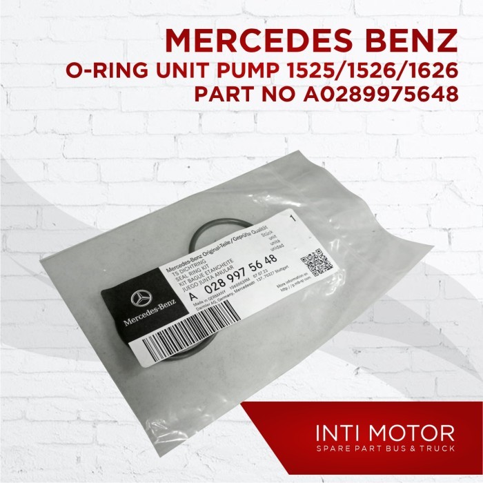 MERCEDES BENZ - ORING UNIT PUMP - A0289975648 - 1525/1526/1626