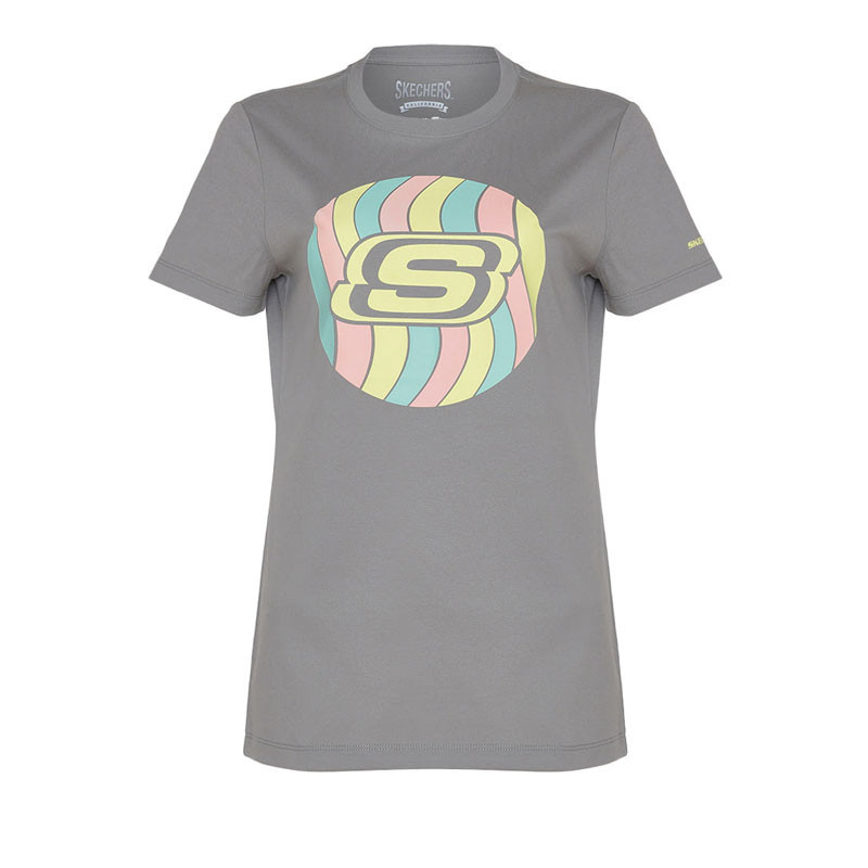 Skechers Women T Shirt - Grey