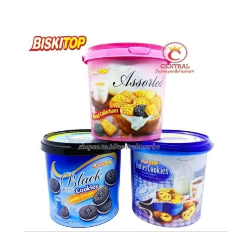 

BISKITOP ASSORTED / BISKITOP TIMBA KUE LEBARAN 370-400gr MURAH!