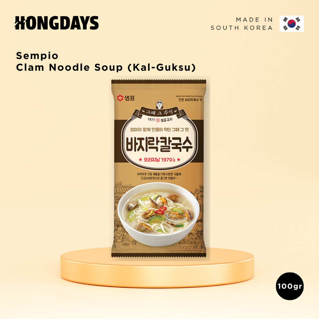 

Sempio Clam Noodle Soup Kal Guksu 100,3g - HONGDAYS